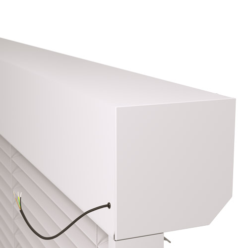 En la parte posterior y abajo del cajón