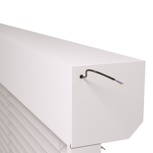 En la parte lateral del cajón