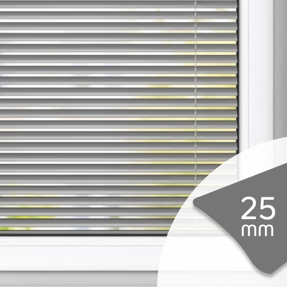 Veneciana con lamas de 25 mm