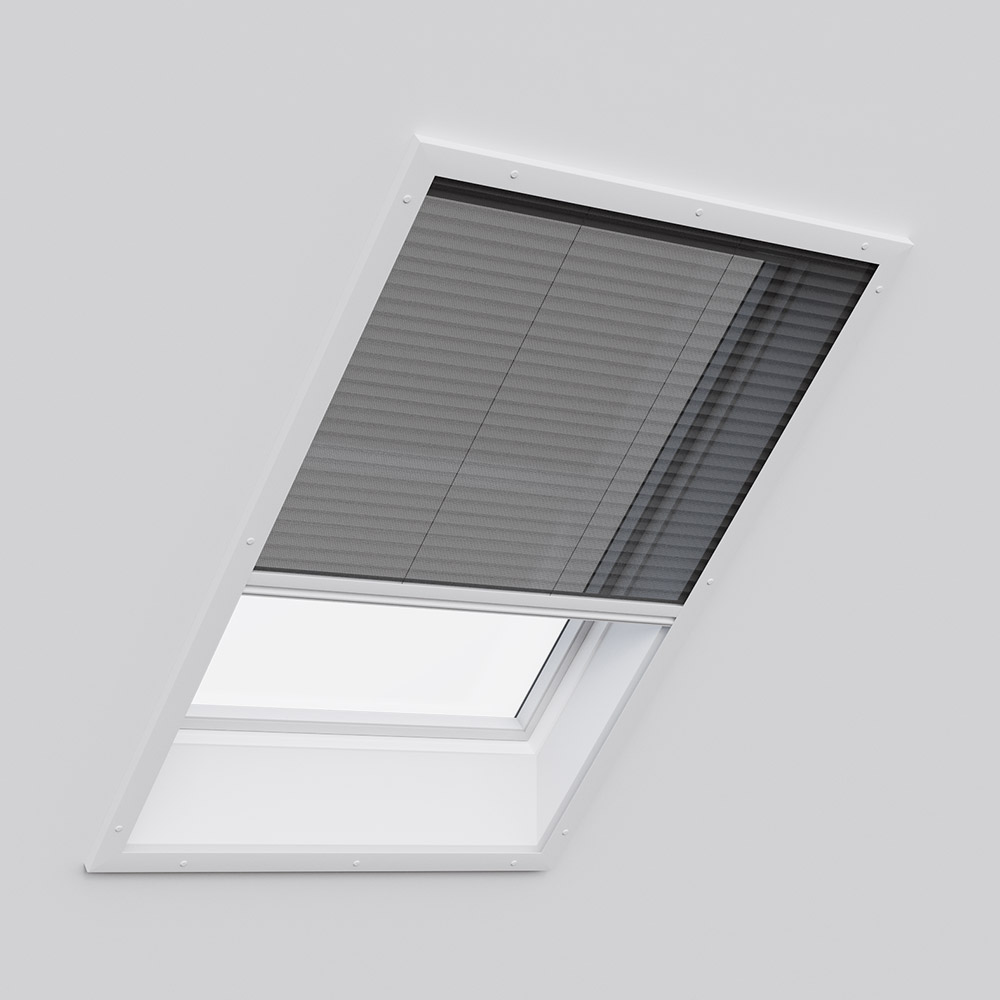 Mosquitera plisada para ventana de tejado