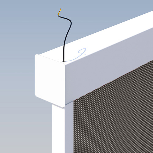 En la parte superior del cajón