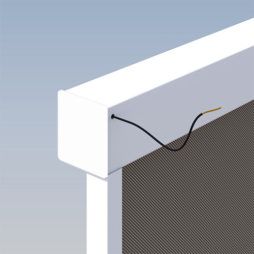 En la parte posterior del cajón