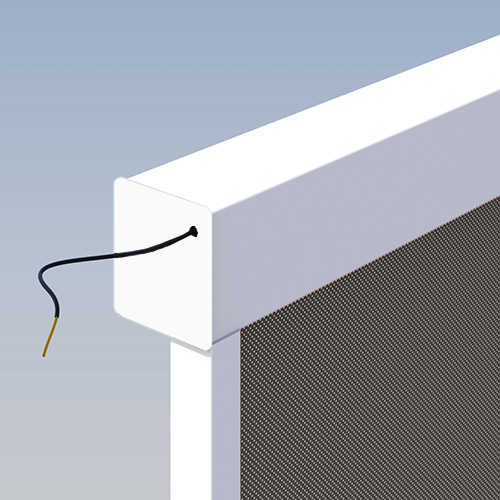 En la parte lateral del cajón