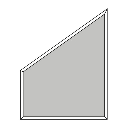 Trapecio rectángulo izquierdo