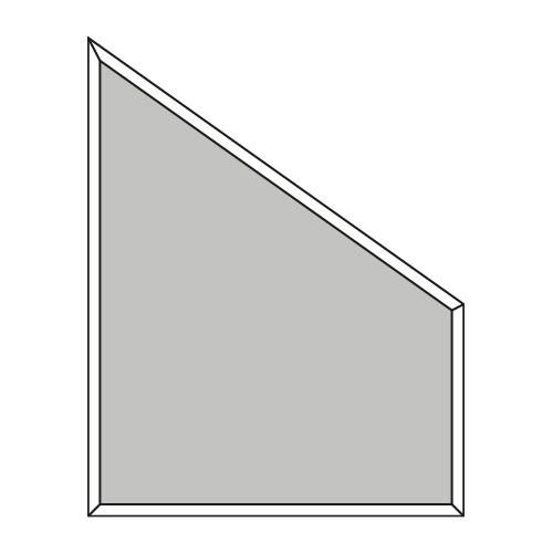 Trapecio rectángulo derecho